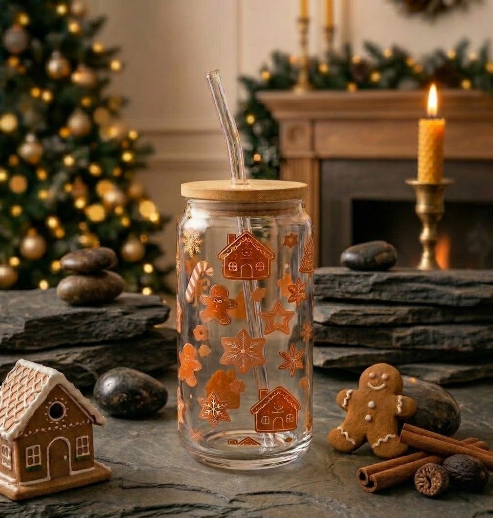 Verre noël pains d'épices